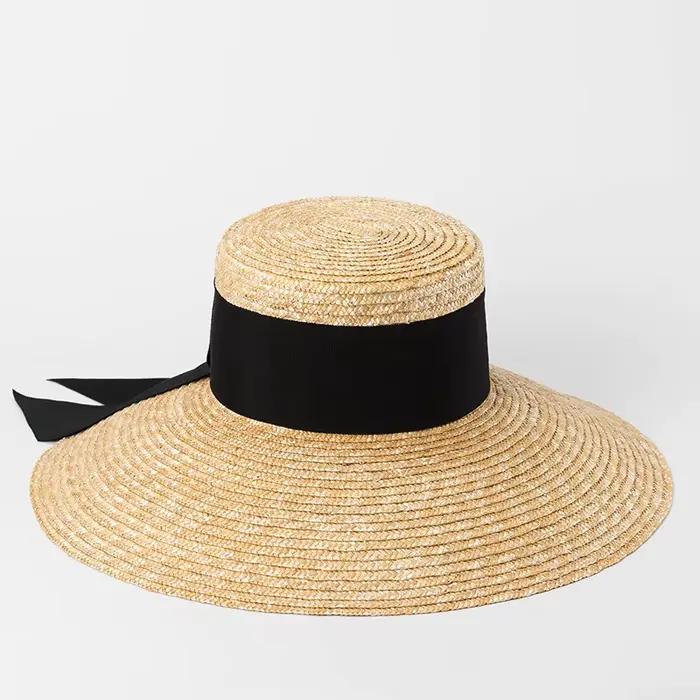 Chapeau de paille d'été pour femmes