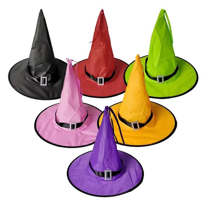 Chapeau de Sorcière Coloré pour Halloween
