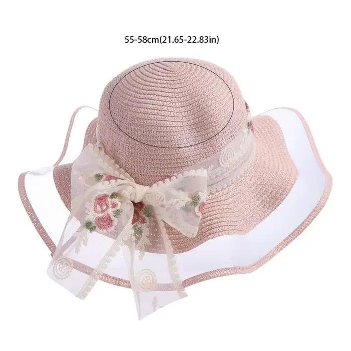 Chapeau de paille élégant pour femme