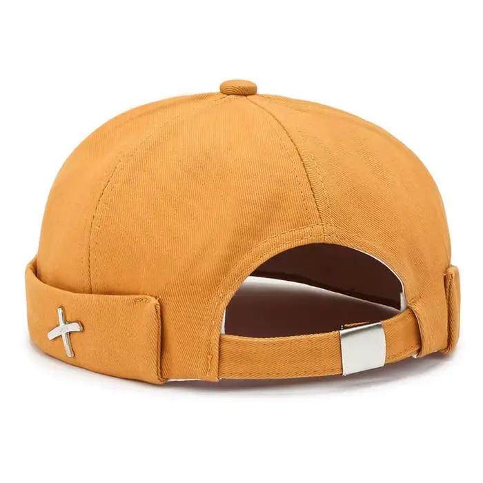 Casquette Docker sans visière style vintage délavé