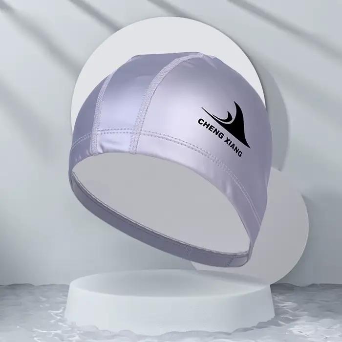 Bonnet de Bain Requin en Nylon Imperméable pour Hommes et Femmes, Protection Cheveux Longs, Accessoire de Nage Antidérapant Occasions Spéciales