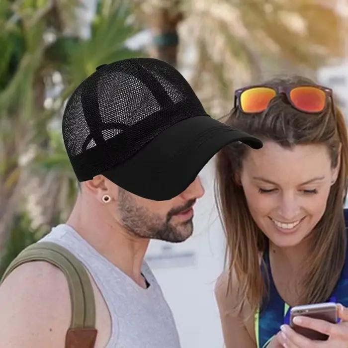 Casquette de baseball en maille respirante pour homme