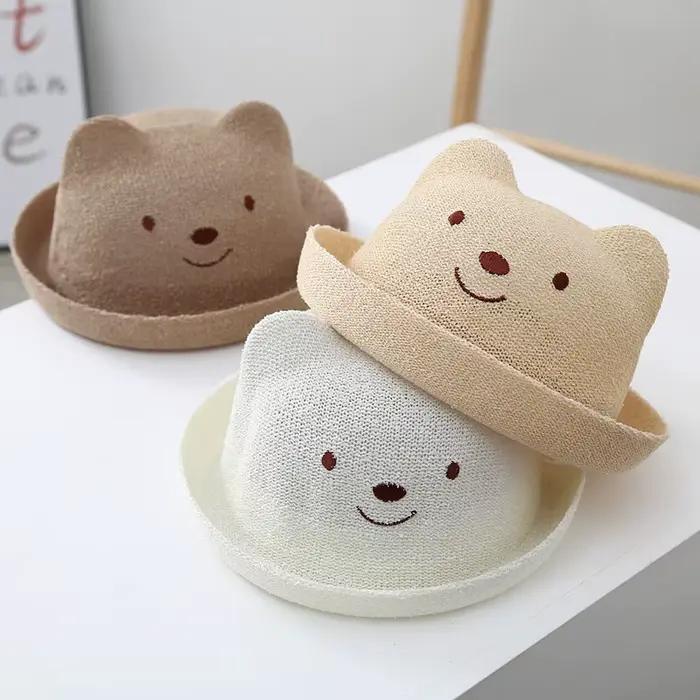Chapeau de paille d'été pour bébé