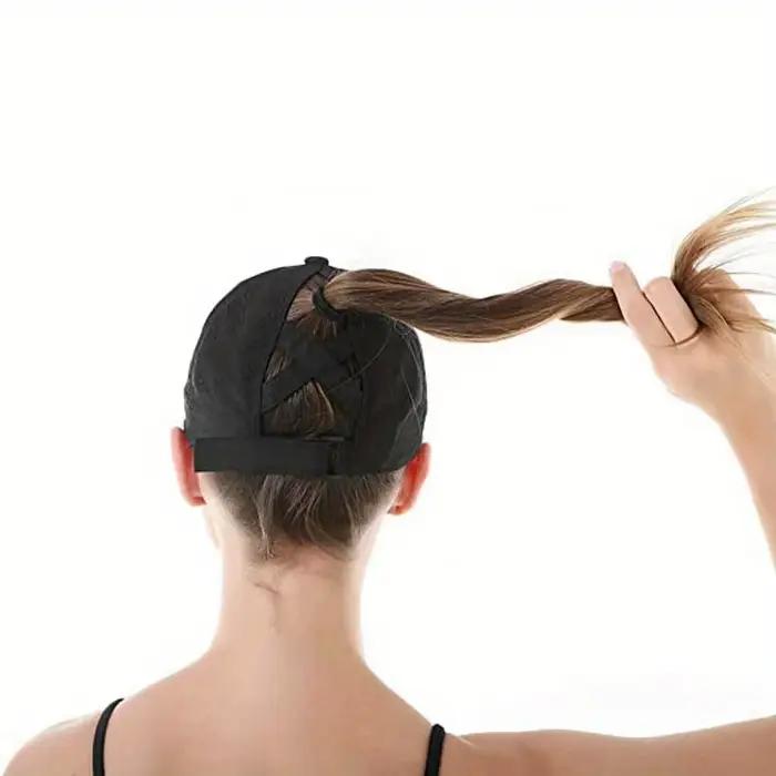 Chapeau queue de cheval croisé pour femmes