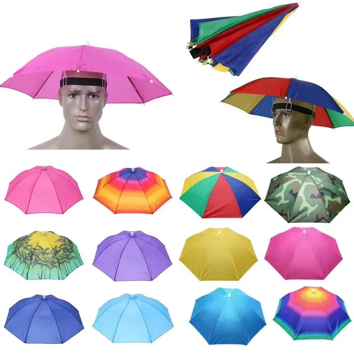 Chapeau parapluie de pluie Portable en plein air