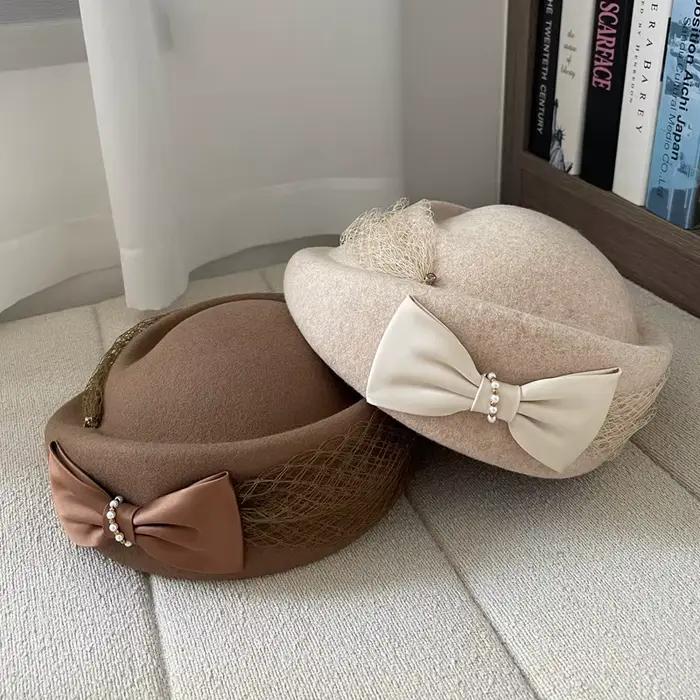 Béret en Laine Style Hebe Automne-Hiver pour Femme
