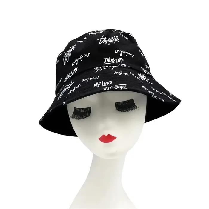 Chapeau seau Double face pour hommes et femmes