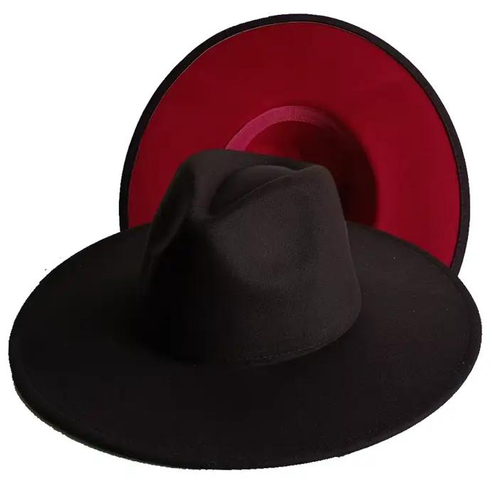Chapeau fedora hip-hop motif zèbre accessoires d'amour