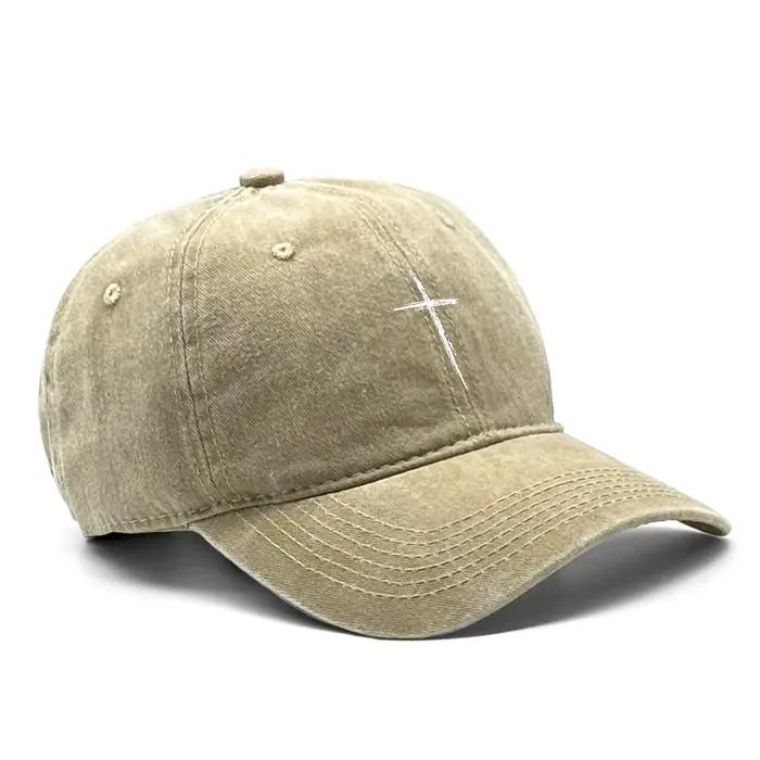 Casquette de Baseball croix blanche