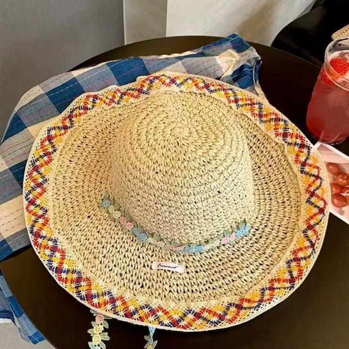Chapeau de paille élégant pour femme