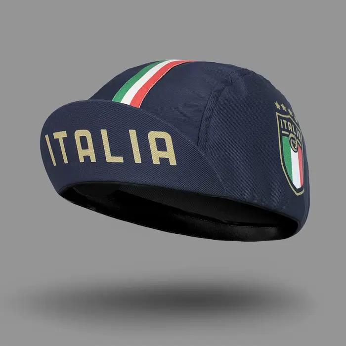 Casquette de cyclisme Italia en polyester imprimée pour homme et femme, occasion sportive et quotidienne
