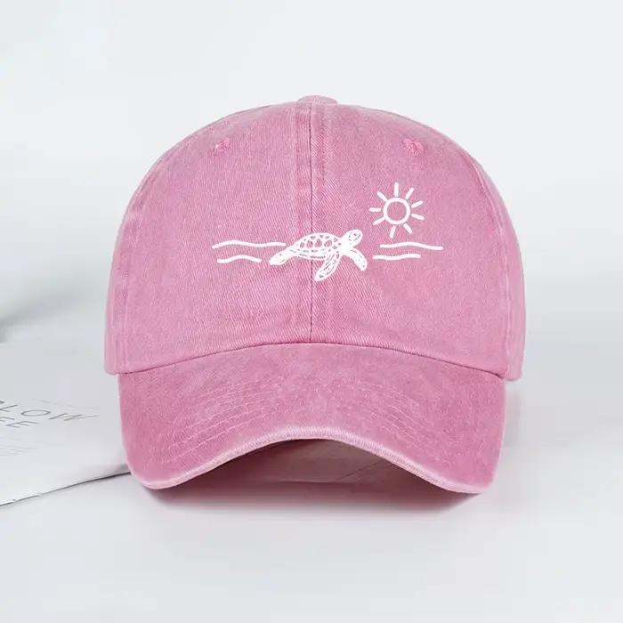 Casquette de baseball vintage délavée imprimée tortue soleil vague unisexe plage camping pêcheOptionsResolver::setAllowedFields(['title']); $this->add('title', new TextareaType());