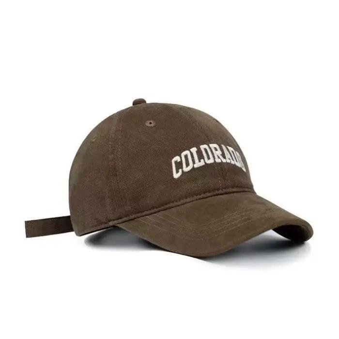 Casquette de baseball de haute qualité avec lettrage brodé