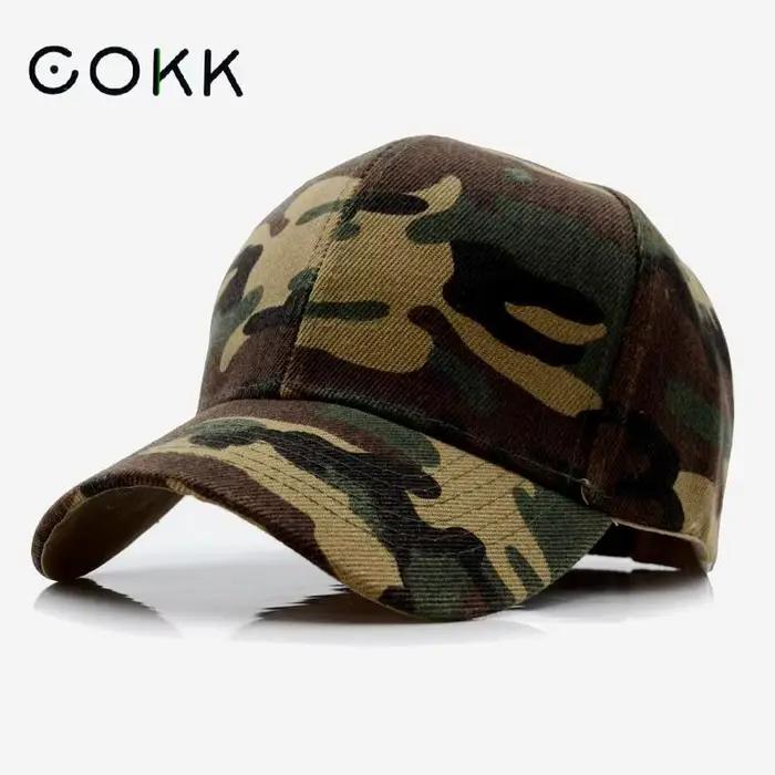 COKK – casquette de Baseball Camouflage Hip Hop pour homme et femme