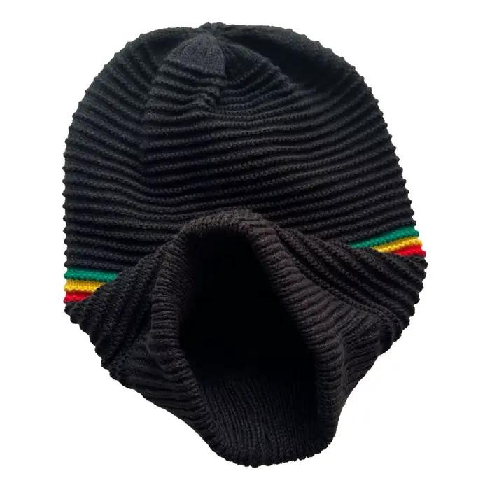 Bonnet tricoté style Reggae Hip Hop