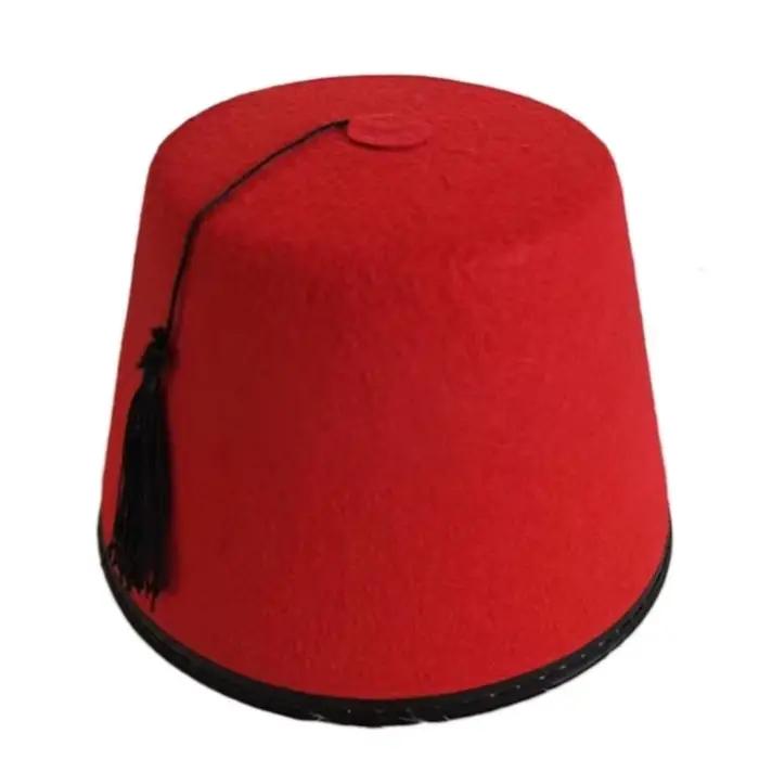 Chapeau Fez Rond en Feutre