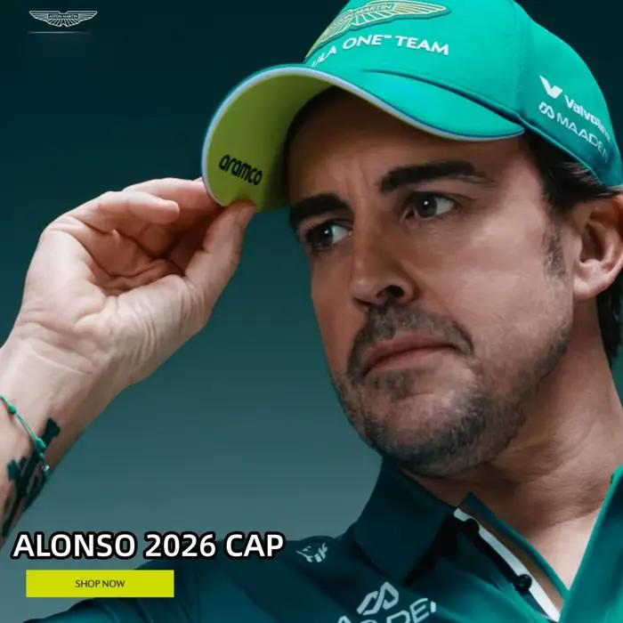 Casquette de baseball Aston Martin Team 2026 Fernando Alonso