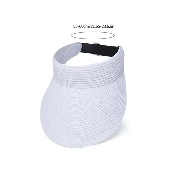 Visière d'été anti-UV pour femme