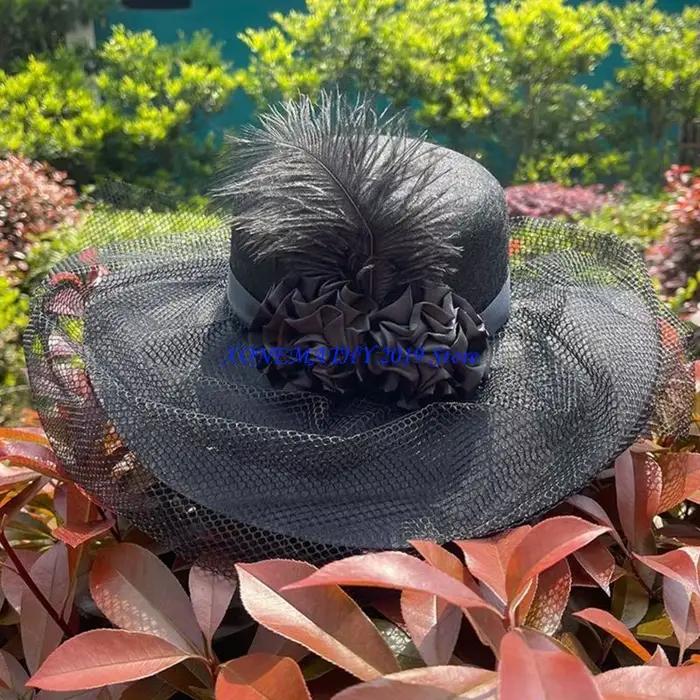 F42F chapeau fascinateur d'église avec filet