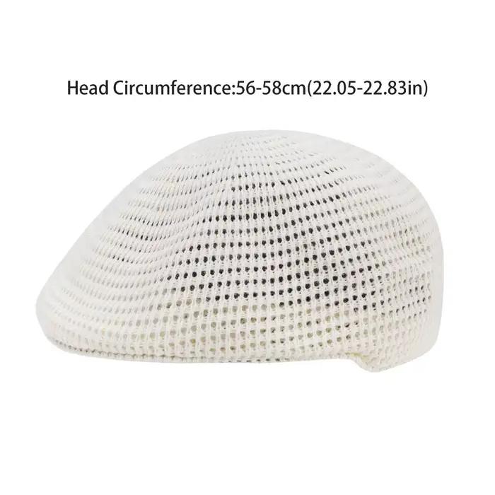 Béret élégant et respirant ajouré