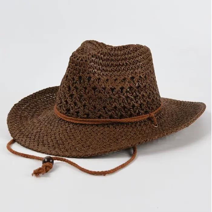 Chapeau de paille doux Panama pour hommes et femmes