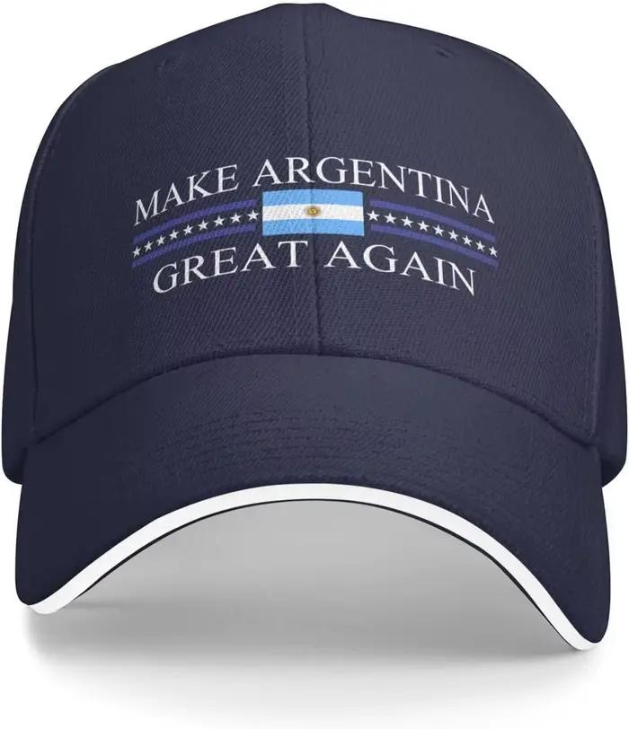 Faire l'Argentine encore une fois géniale chapeau hommes casquettes de Baseball