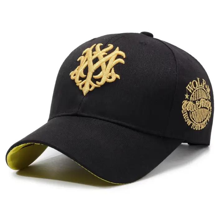 Casquette de baseball vintage gothique brodée « NY »