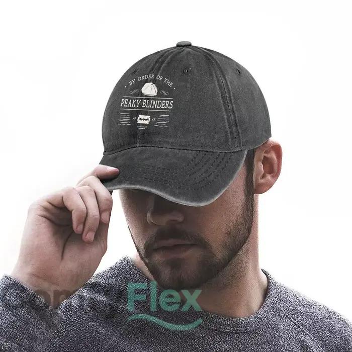 Peaky Blinders TV Retro - Text Graphic Art Design Baseball Cap Men Women Distressed Washed Sun Cap Outdoor Workouts Hat