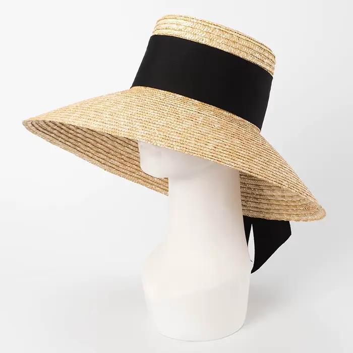 Chapeau de paille d'été pour femmes