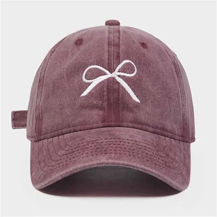 Casquette de Baseball délavée en coton pour femmes