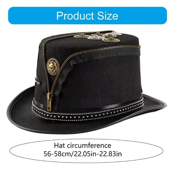 Chapeau haut forme victorien A52E