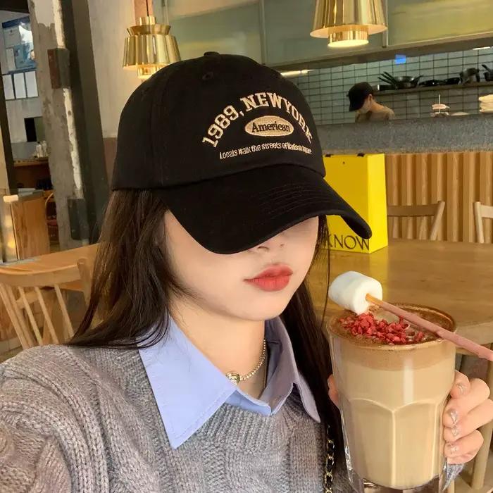 Casquette de Baseball Vintage avec Lettres pour Homme et Femme