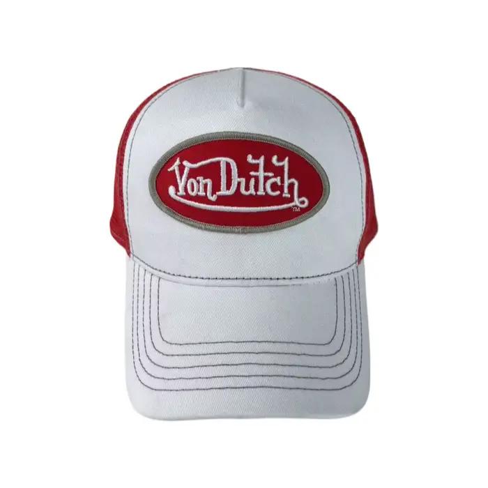 Casquette de baseball VON DUTCH en maille brodée pour homme