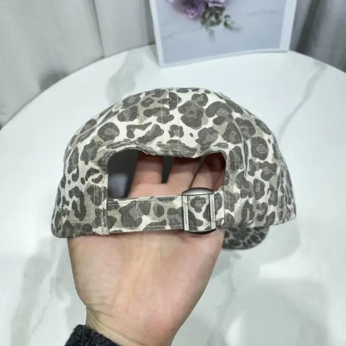 Casquettes de baseball rétro à imprimé léopard pour hommes et femmes