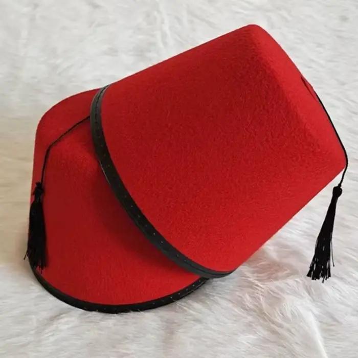 Casquette Fez ronde universelle en feutre