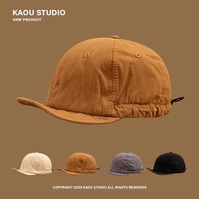 Casquette de baseball en coton à bord doux pour hommes et femmes