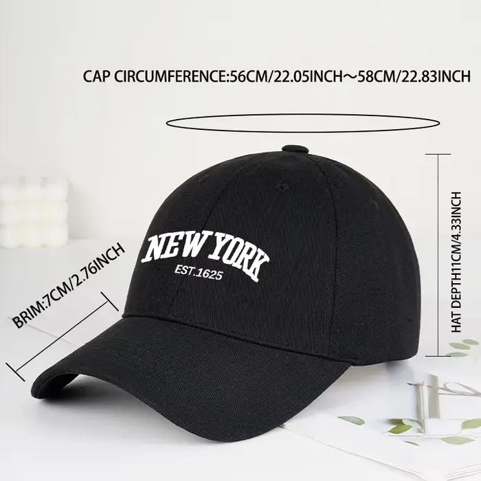 Casquette de baseball imprimée NEW YORK EST.1625
