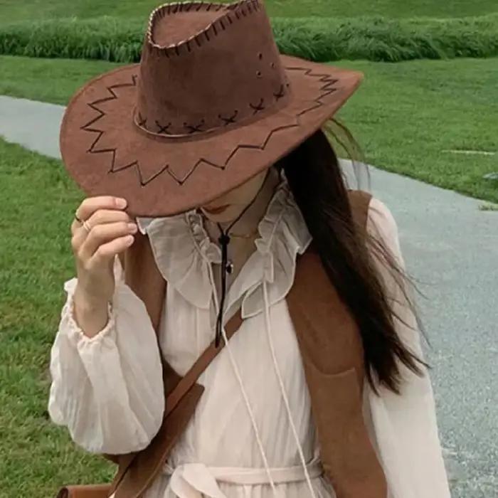 Chapeau de Cowboy Simple pour adultes