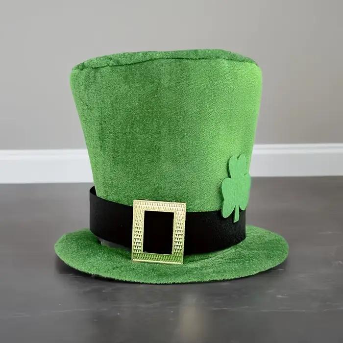 Chapeau haut-de-forme trèfle vert pour la Saint-Patrick