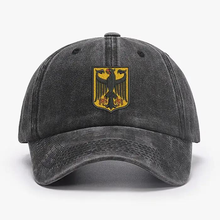 Casquette de baseball vintage Allemagne brodée pour hommes et femmes polyvalente toute l'année ocassions sportives et décontractées