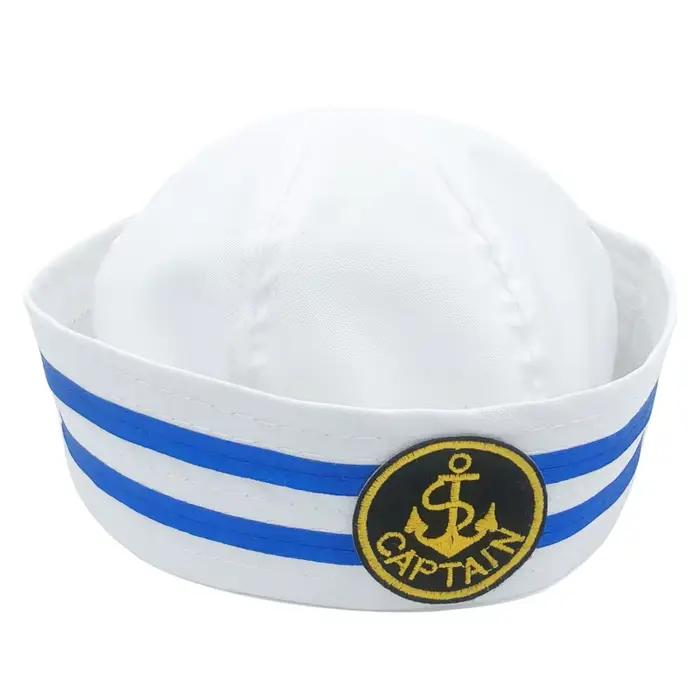 Chapeau de marin bleu marine à la mode pour hommes et femmes