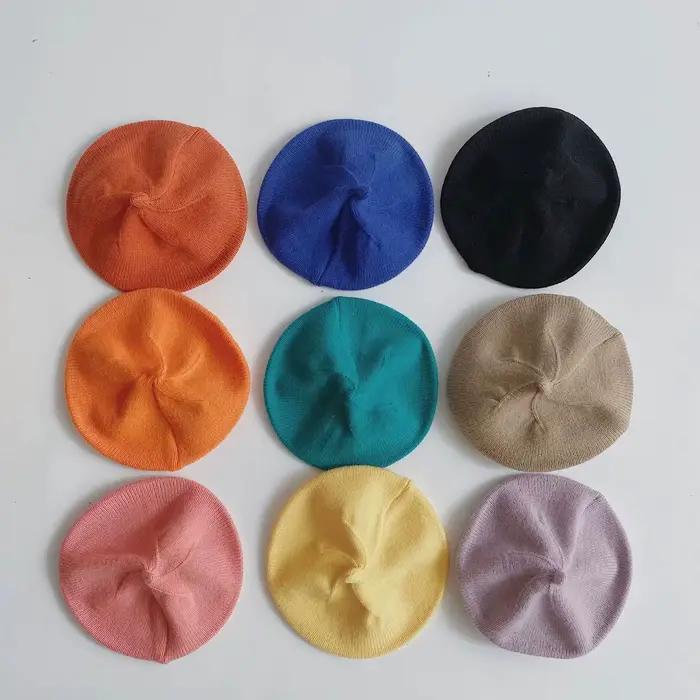 Béret Triblockchain Vintage pour Bébé Fille et Garçon