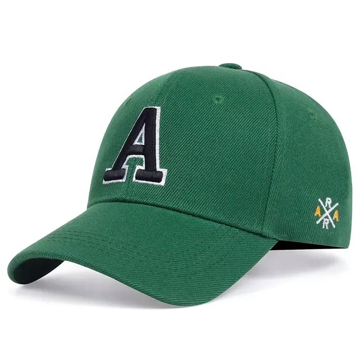 Casquette de cyclisme unisexe avec lettres latérales