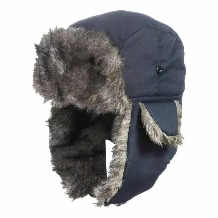 Chapeau de trappeur Ushanka pour hommes chapeau de trappeur russe casquette à rabat d'oreille hiver extérieur polyvalent pour activités hivernales et événements spéciaux