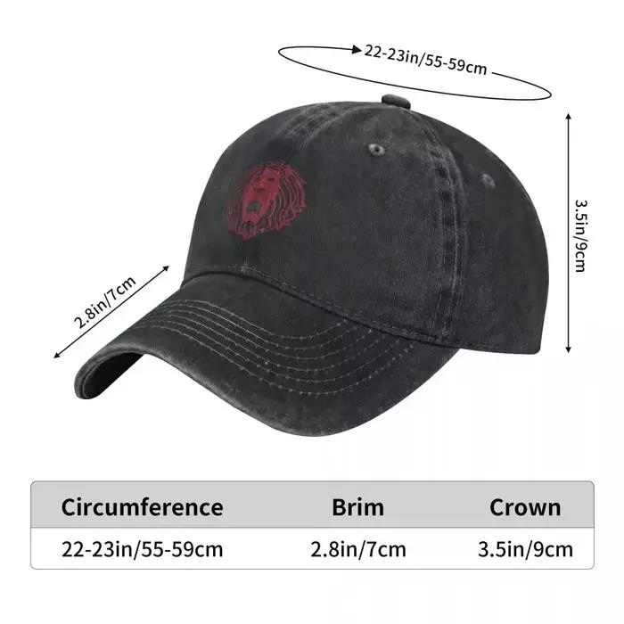 Casquette de baseball Lions sin of pride Escanor casquette militaire style western multifonction pour homme et femme occasions extérieures et sportives
