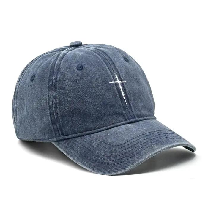 Casquette de Baseball croix blanche