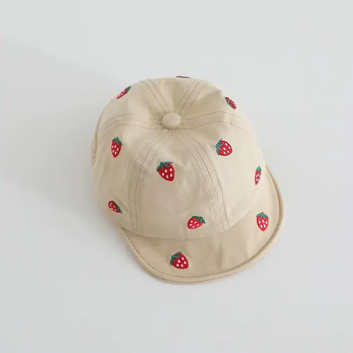 Casquettes de baseball souples à visière fine printemps-automne pour garçons et filles