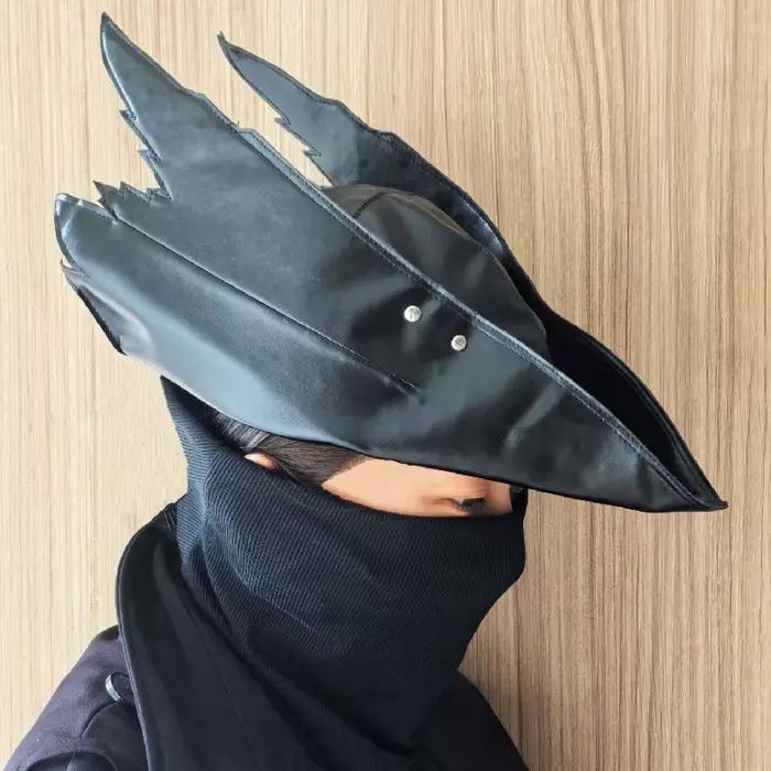 Nouveau Chapeau Unisexe en Cuir PU Style Gothique Assassin Chasseur