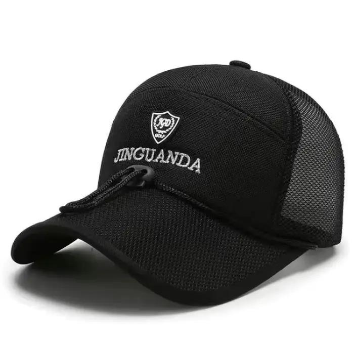 Chapeau d'extérieur d'été en maille brodée