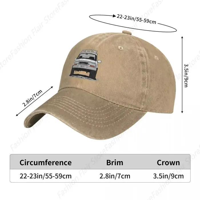 Land Cruiser-Casquettes de baseball vintage réglables unisexes